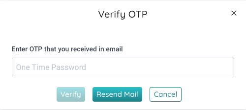verify OTP