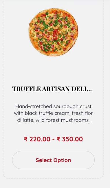 Card Design: Truffle Artisan Delight